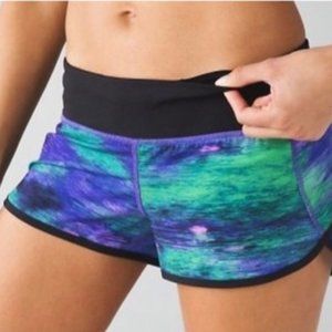 Lululemon Speed Shorts Rio Nights Size 6